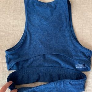 outdoor voices slashback crop bra